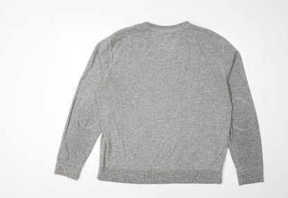 Banana Republic Men's Grey Pullover Jumper L