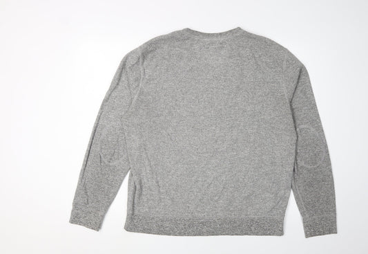 Banana Republic Men's Grey Pullover Jumper L