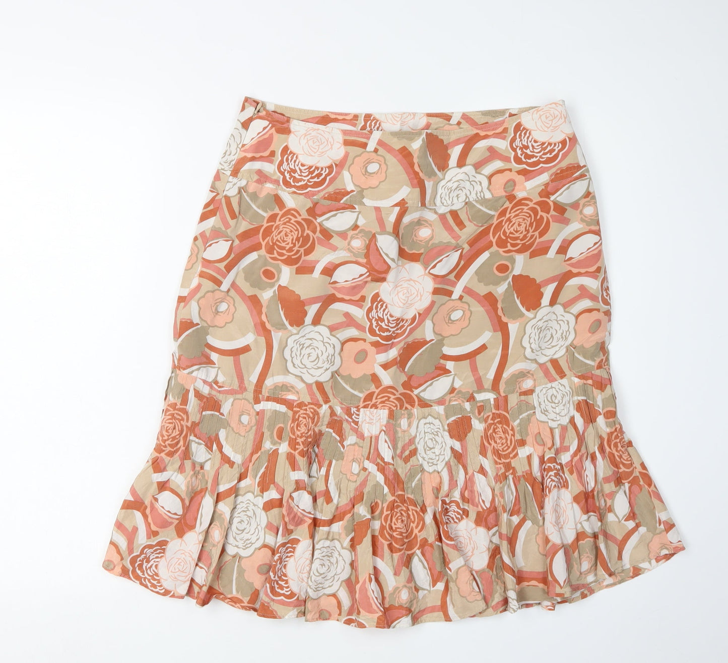 Laura Ashley Women's Multicoloured Floral Skirt, Size 12