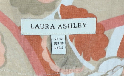 Laura Ashley Women's Multicoloured Floral Skirt, Size 12