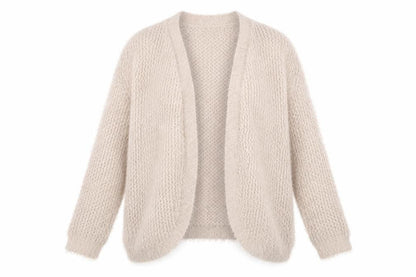 Beautiful Plum Tree Women's Beige Cardigan, Size 12