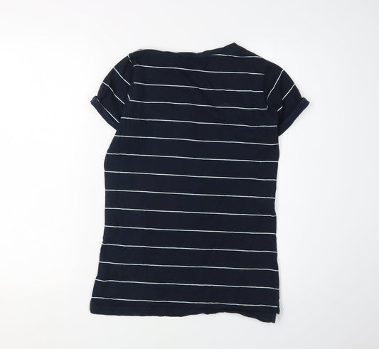 Henri Lloyd Women's Blue Striped T-Shirt, Size S