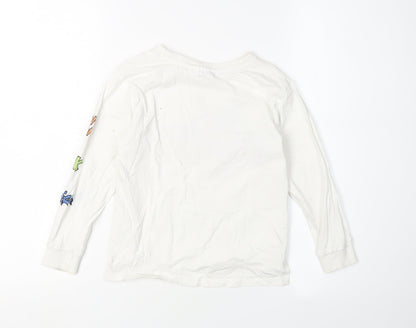 Marvel Boys White Avengers Long Sleeve T-Shirt 5-6 Years