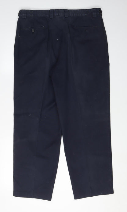 Austin Reed Men's Black Dress Pants 36S Cotton