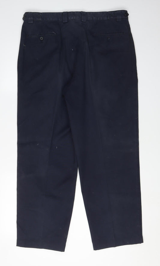 Austin Reed Men's Black Dress Pants 36S Cotton