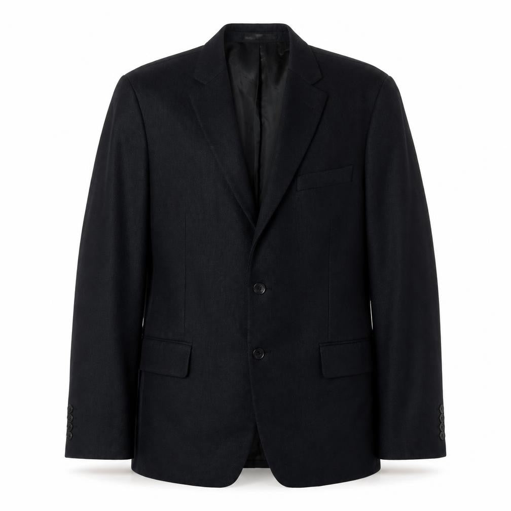 Mens UK Size 44 Jeff Banks Regular Black Suit Jacket