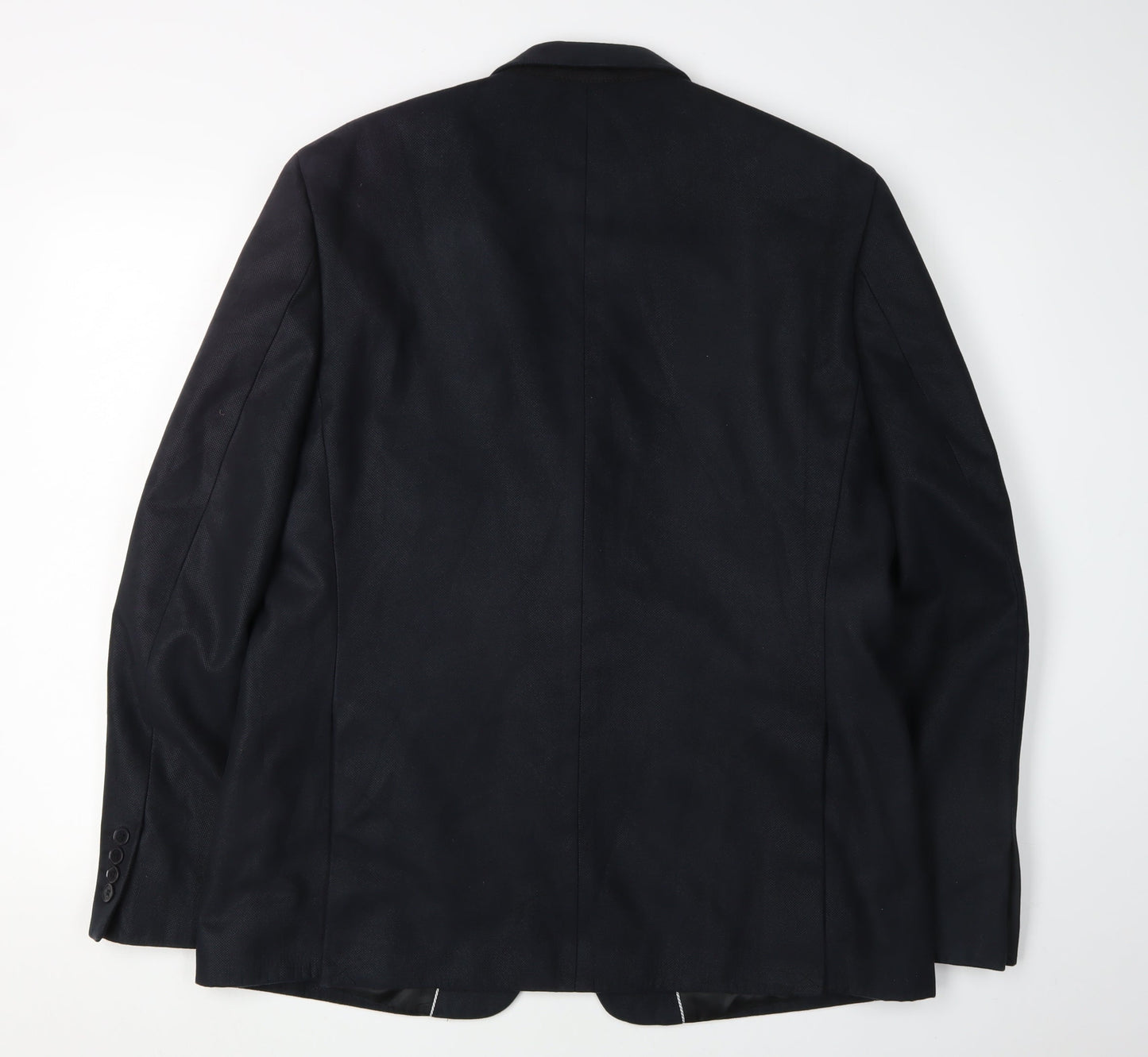 Mens UK Size 44 Jeff Banks Regular Black Suit Jacket