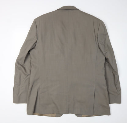 Mens UK Size 44 Jeff Banks Regular Grey Suit Jacket