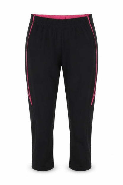 Womens UK Size 8 Karrimor Athletic Fit Cropped Black Trousers
