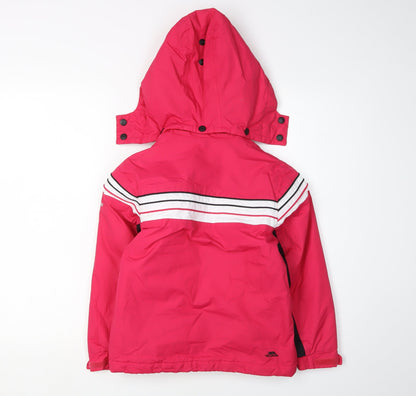 Trespass Girls Pink Puffer Jacket 5-6 Years
