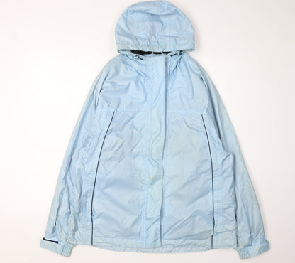 Womens UK Size 16 Peter Storm Blue Rain Coat