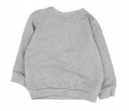Puma Unisex Baby Grey Pullover Jumper 12-18 Months