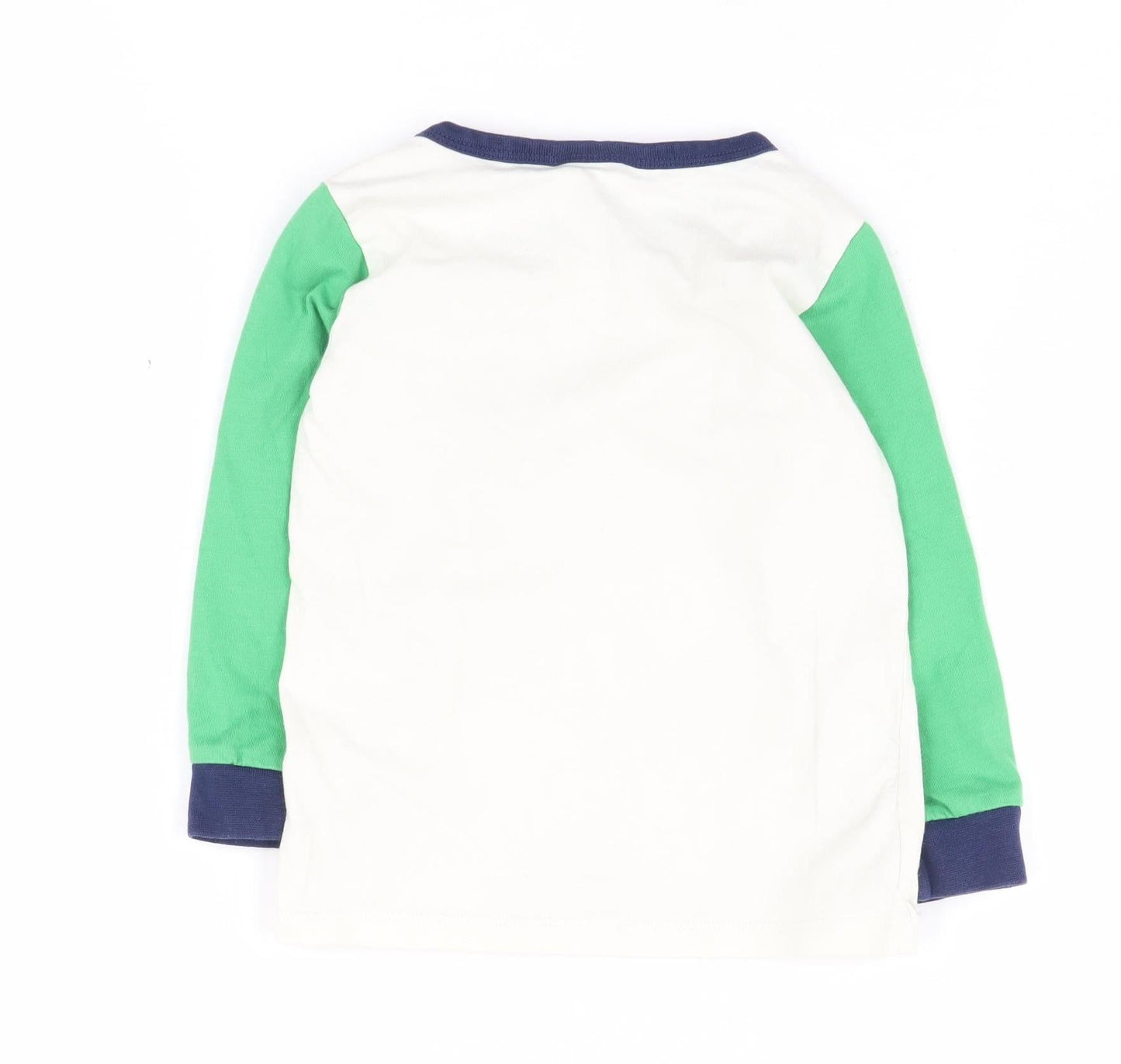 H&M Unisex Baby Green Mickey Long Sleeve T-Shirt 12-18M