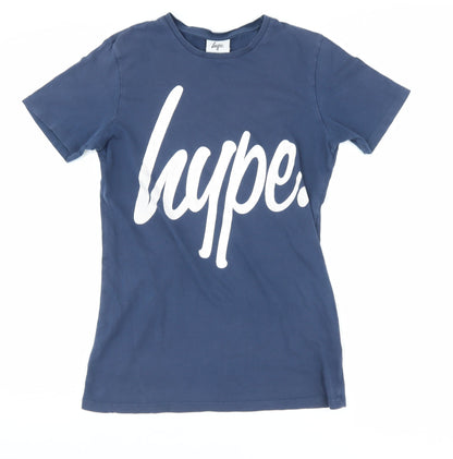 Mens UK Size XS Hype Blue  T-Shirt