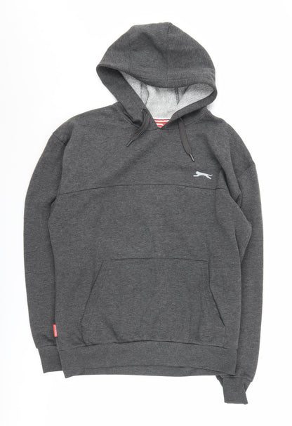 Mens UK Size M Slazenger Grey Pullover Hoodie