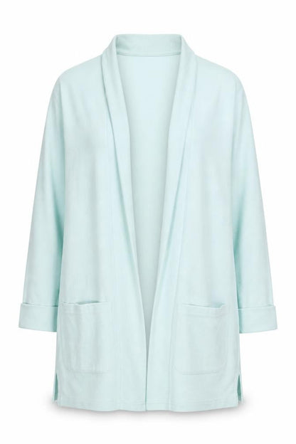 Womens UK Size M Damart Green Cardigan Jumper