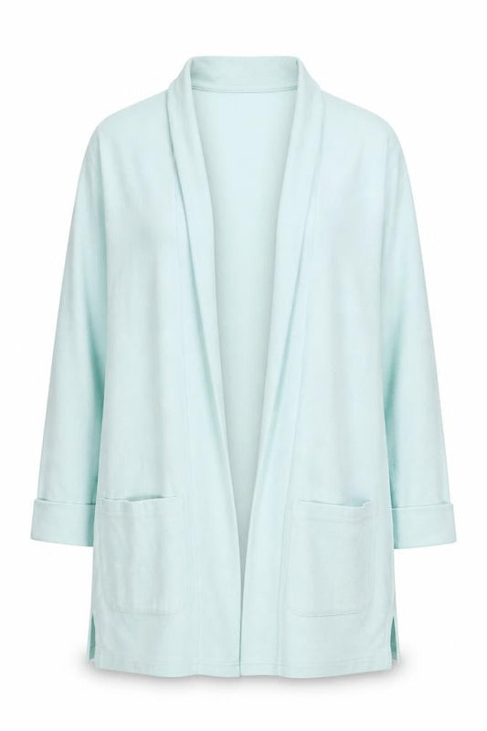 Womens UK Size M Damart Green Cardigan Jumper