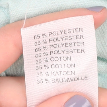 Damart Women's Green Cardigan, M, Collared Knit