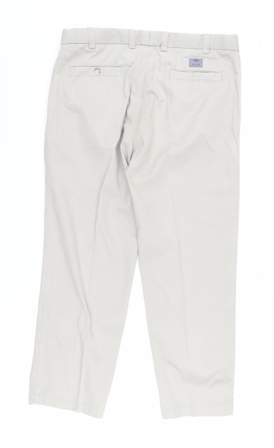 Platinum Collection Men's Beige Chino 38S Trousers