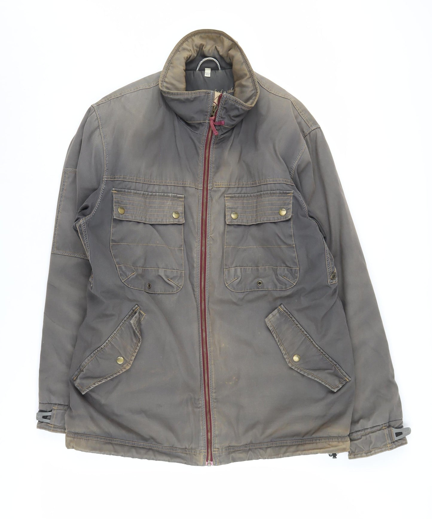 Mens UK Size M Joules Brown Parka Coat