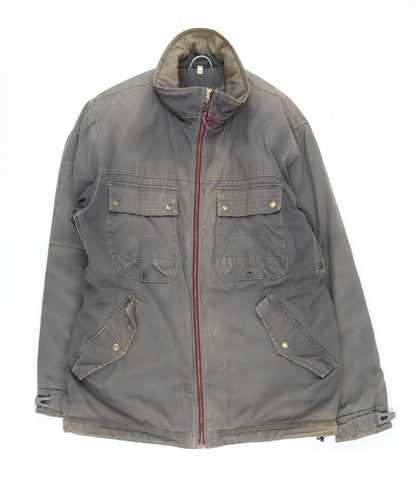 Mens UK Size M Joules Brown Parka Coat