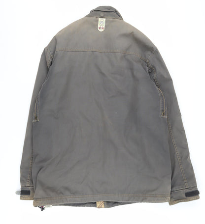 Mens UK Size M Joules Brown Parka Coat
