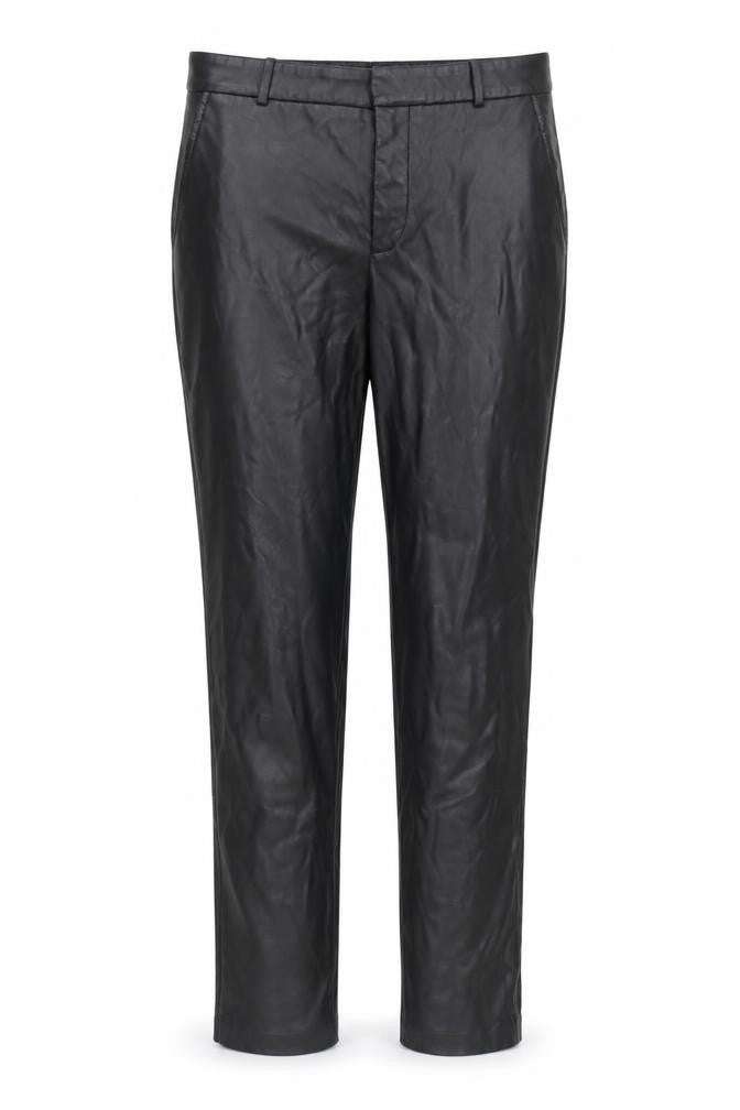 Womens UK Size 10 Zara Regular Fit Dress Pants Black Trousers