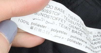 Womens UK Size 10 Zara Regular Fit Dress Pants Black Trousers