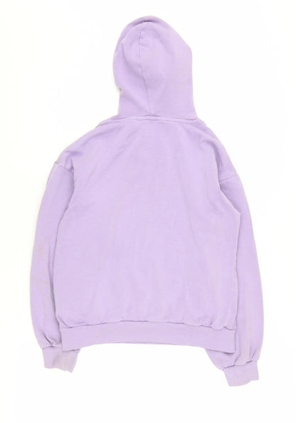 H&M Girls Purple Hoodie, Size 12-14 Years, Pullover Style