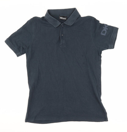 DKNY Men's Blue Polo Shirt S - Stylish Casual Wear