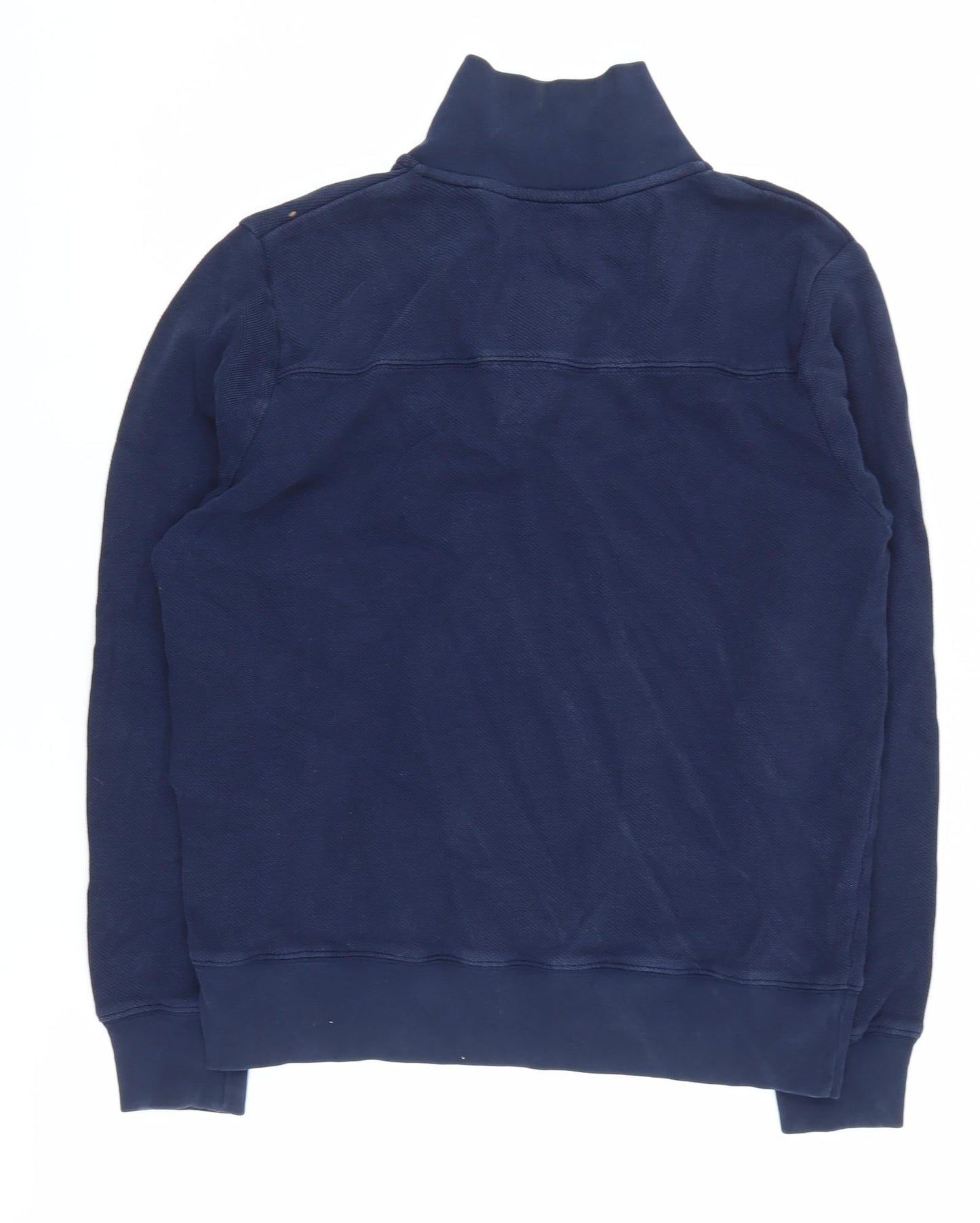 GANT Men's Blue Full Zip High Neck Jumper S