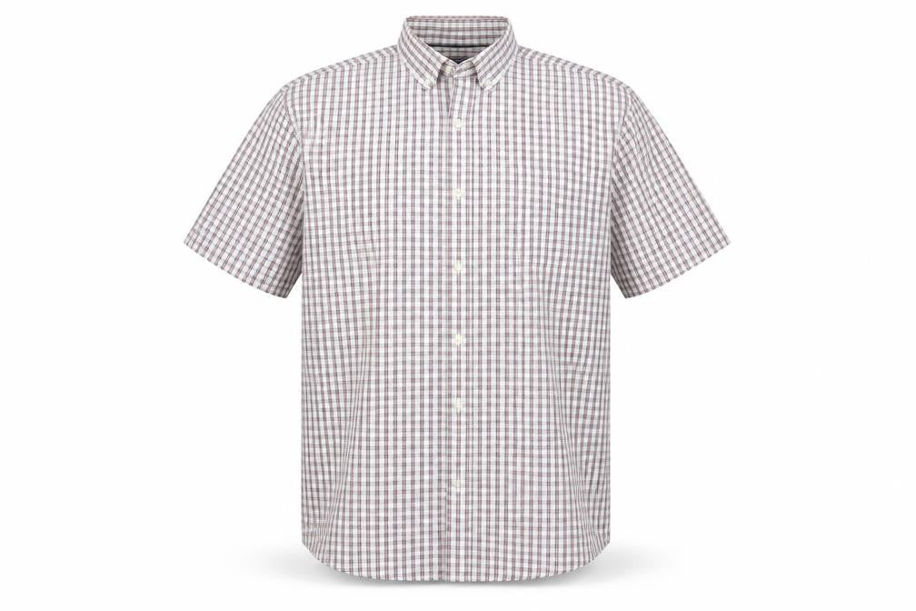 Front view of Maine New England Men's Multicoloured Check Shirt L