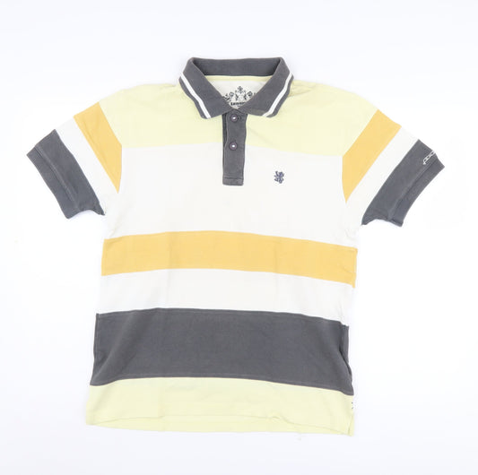 Lambretta Men's Multicoloured Polo Shirt M