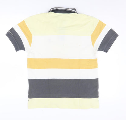 Lambretta Men's Multicoloured Polo Shirt M