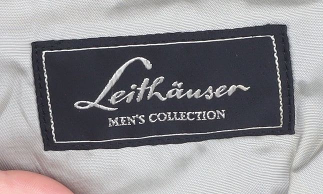 Additional view of Leithäuser Grey Check Wool Blazer, 42 Regular
