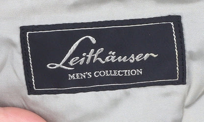 Additional view of Leithäuser Grey Check Wool Blazer, 42 Regular