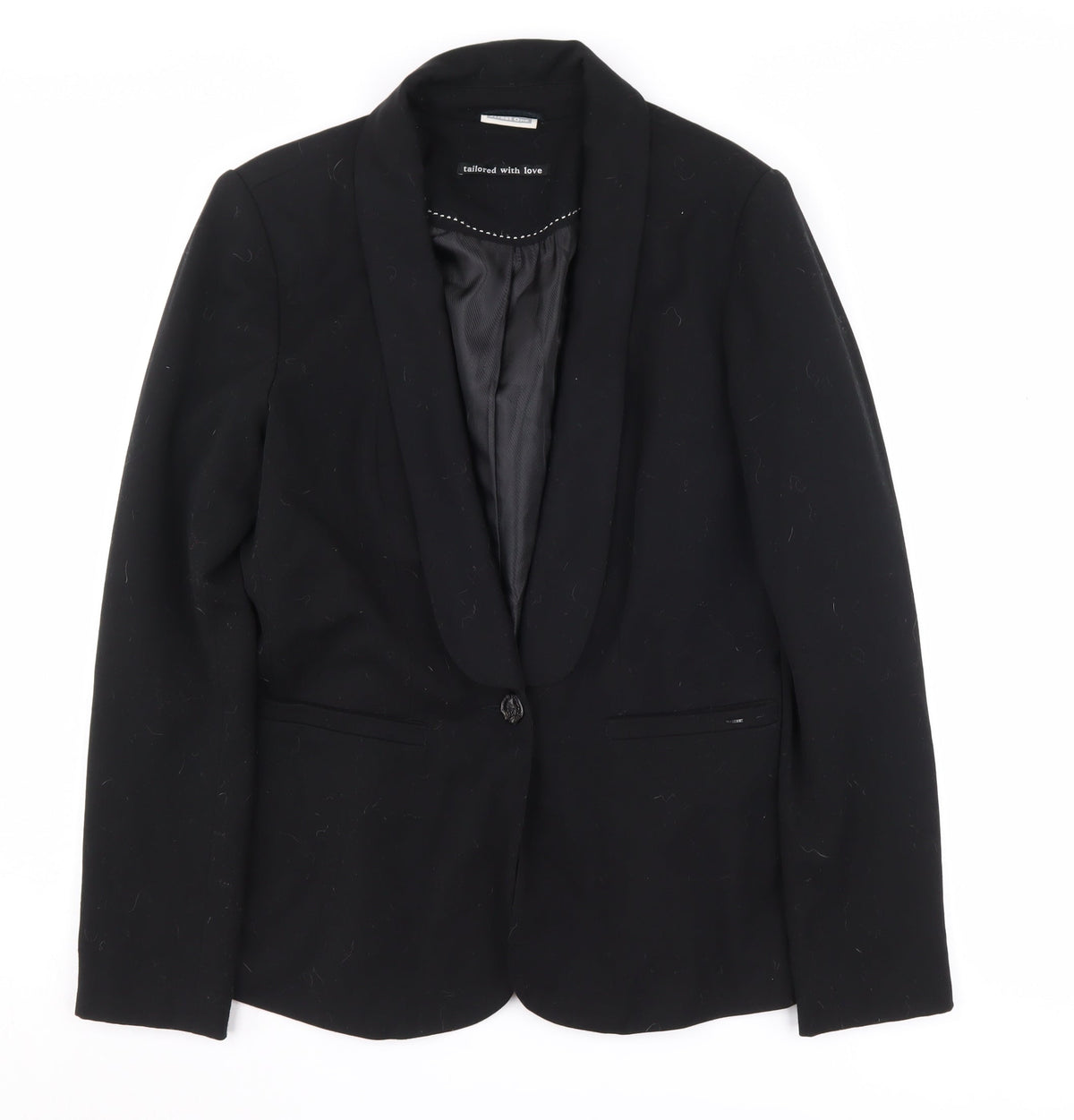Street One Women's Black Blazer Jacket, Size 10