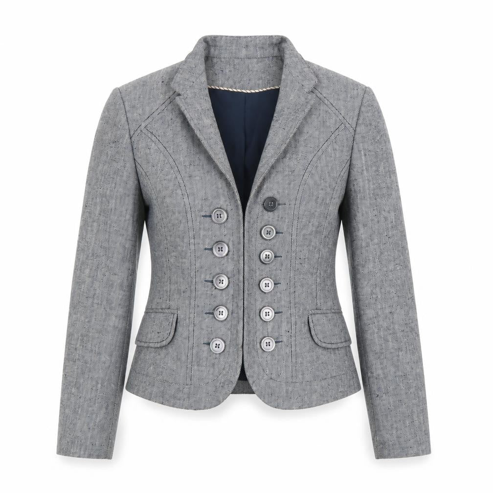Womens UK Size 12 Marks and Spencer Regular Grey Blazer