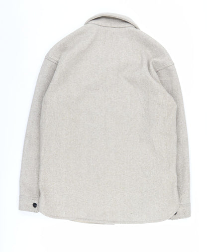 H&M Women’s Beige Collared Cardigan S