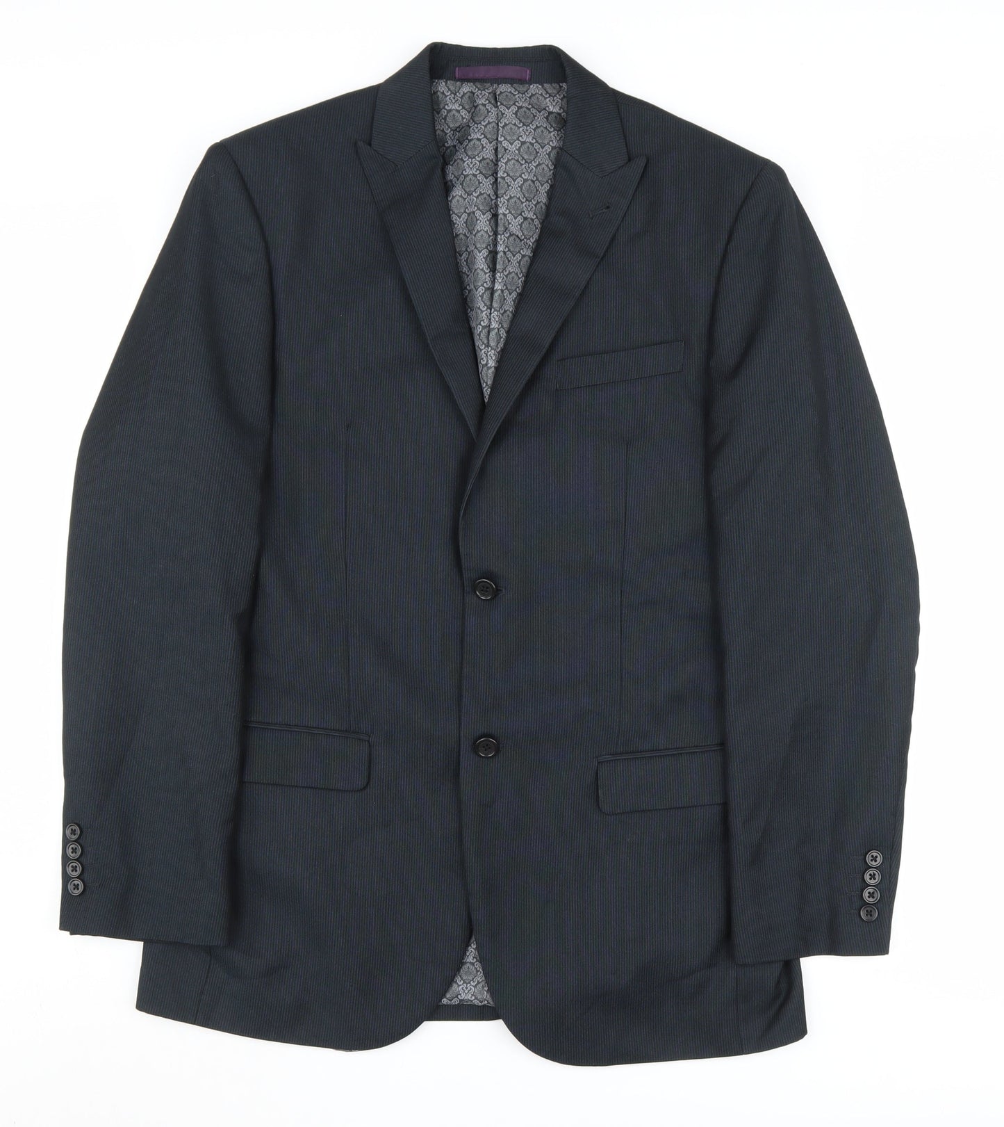 Mens UK Size 40 Greenwoods Regular Black Suit Jacket