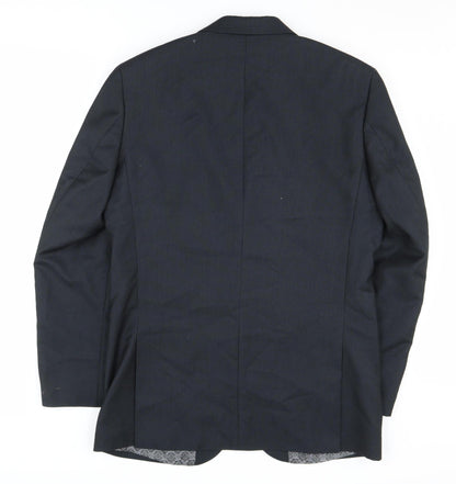 Mens UK Size 40 Greenwoods Regular Black Suit Jacket