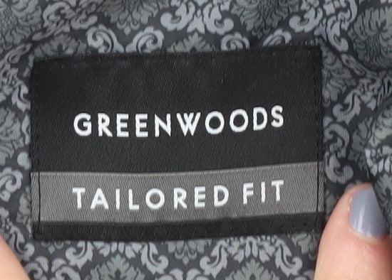 Mens UK Size 40 Greenwoods Regular Black Suit Jacket