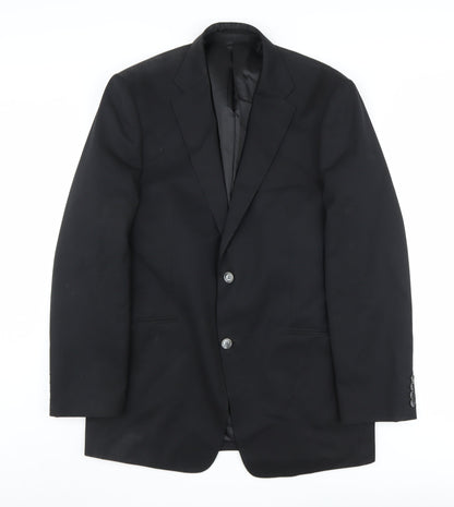 Black Label Peter Drew Men's Black Blazer 40L