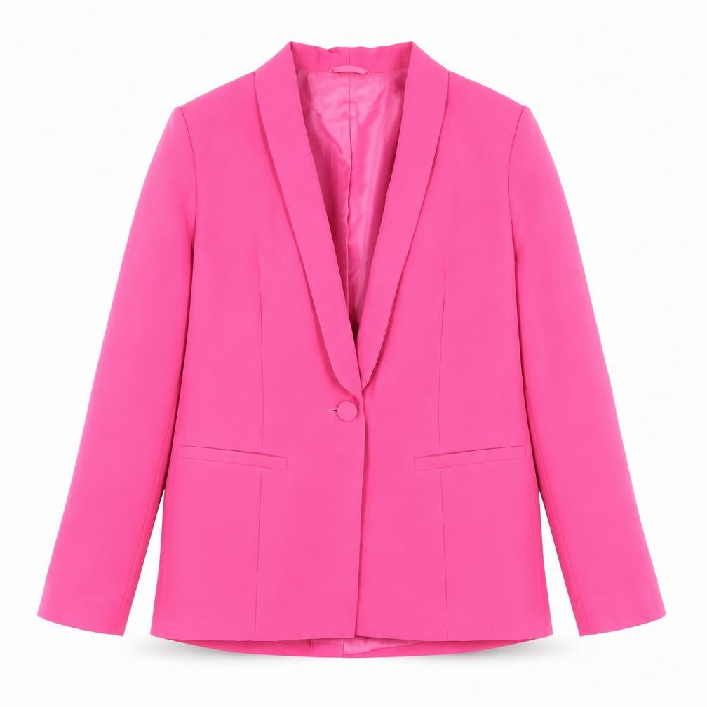 Womens UK Size 12 Miss Selfridge Petites Pink Suit Jacket