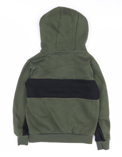 Fila Boys Green Pullover Hoodie 10-11 Yrs - Logo Graphic