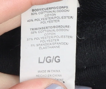 Reebok Black Unisex Adults Sweatshirt L Pullover