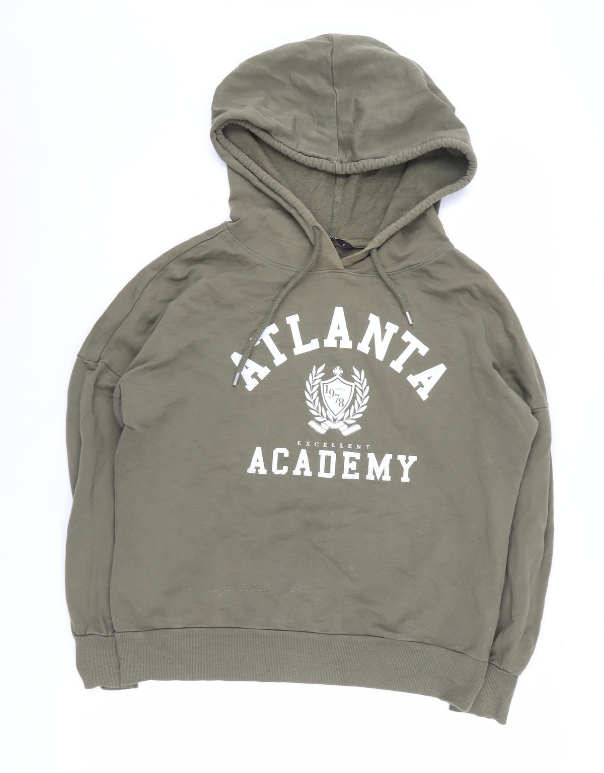 Additional front view of Only Women's Green Pullover Hoodie, size S