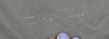 Close-up detail of Only Women's Green Pullover Hoodie, size S