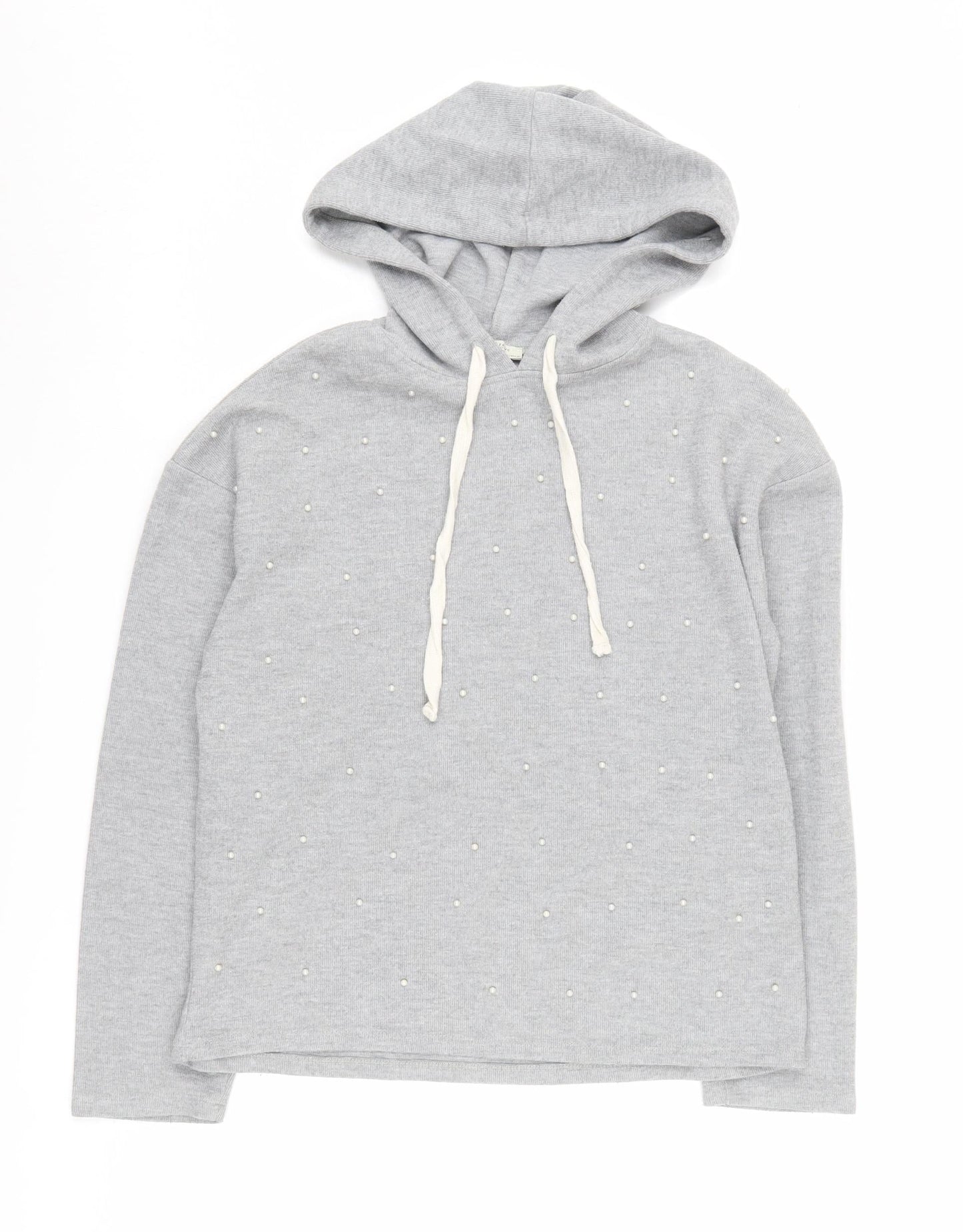 Zara Women’s Grey Pullover Hoodie, Size 26