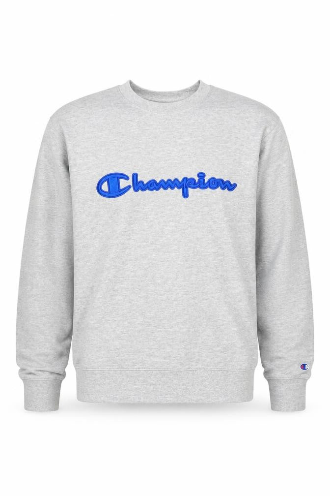 Mens UK Size L Champion Grey Pullover Sweatshirt